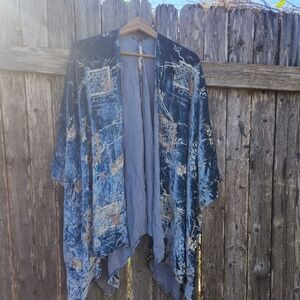 Soft Surrondings Velvet Kimono